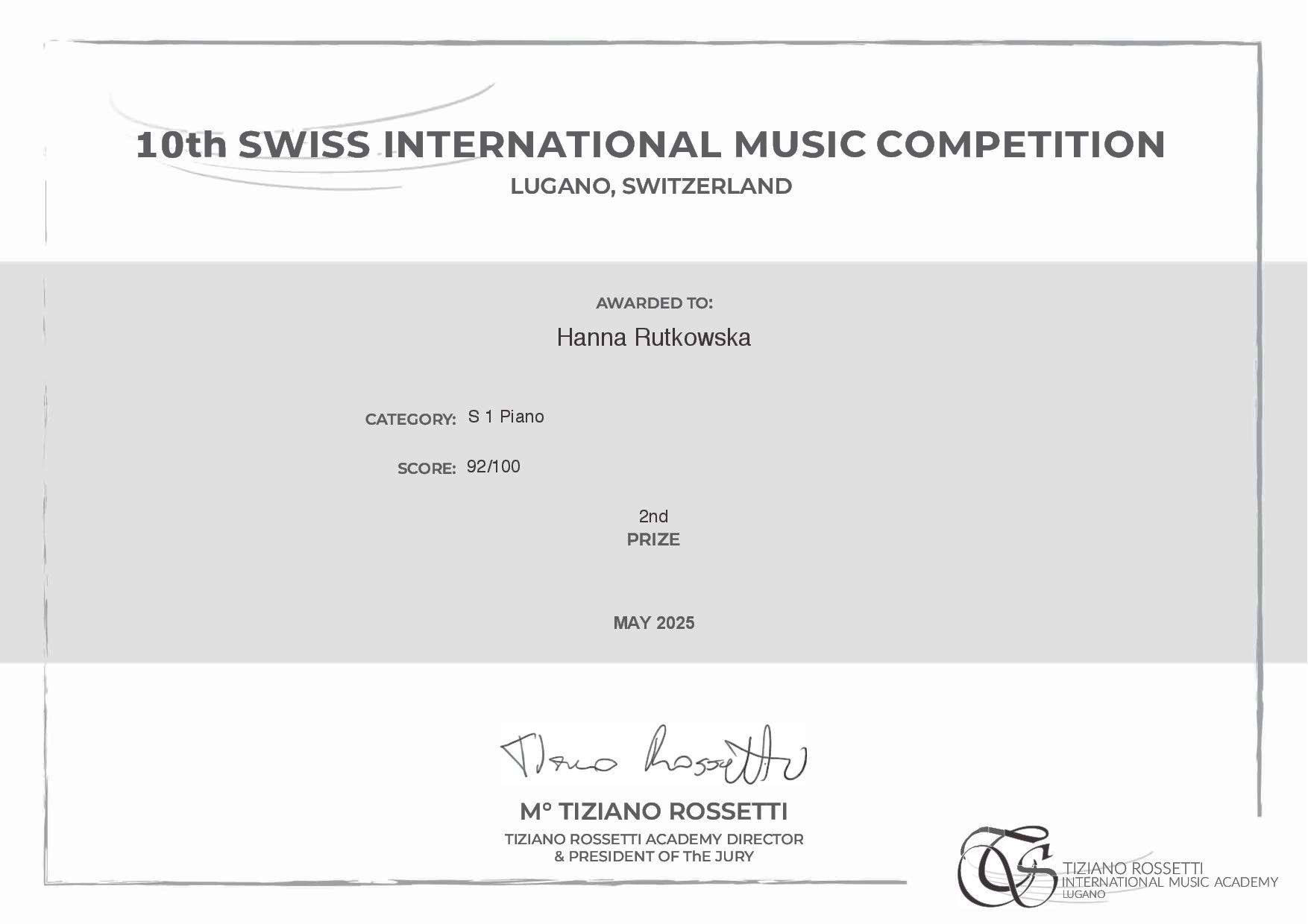 Hanna Rutkowska Swiss
