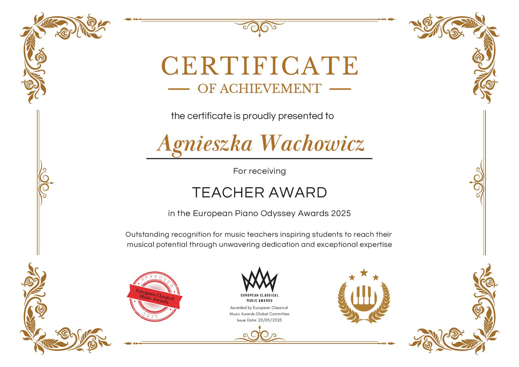 ECM Piano & Strings Odyssey25 Teacher Wachowicz