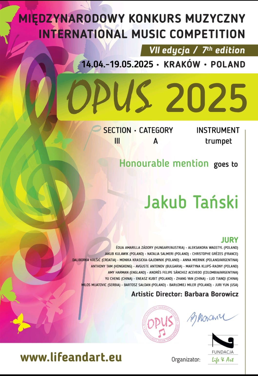 Tanski opus