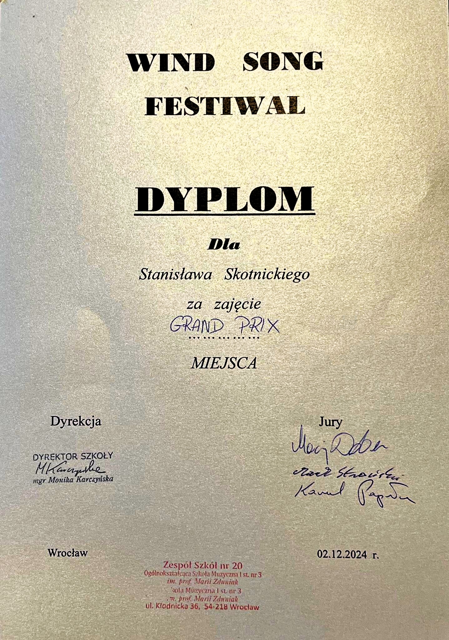 Skotnicki wind song