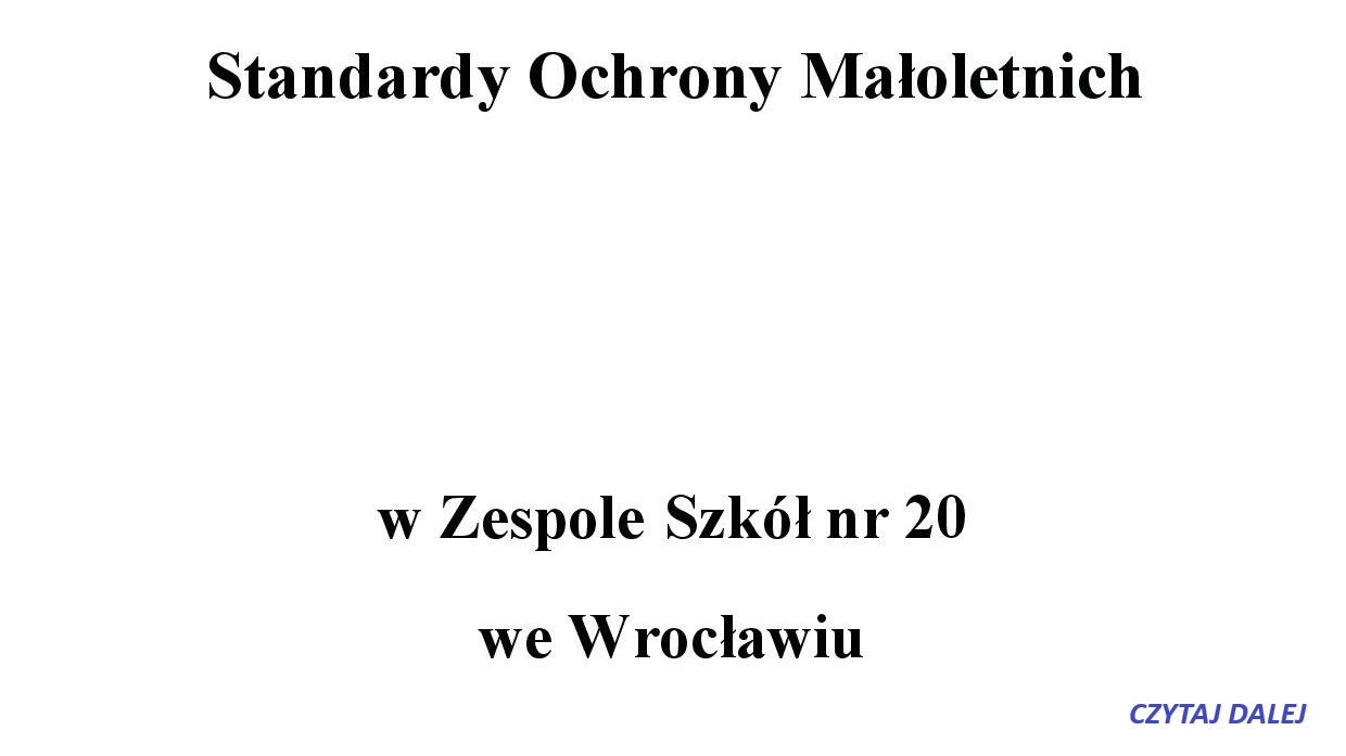 Standardy Ochrony Maloletnich SP65