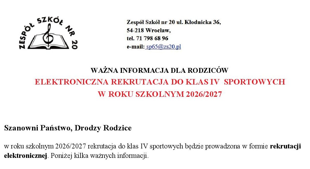 rekrutacja sport